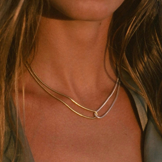 Estrella Necklace | Stainless Steel | 18K Gold Plated | Tarnish Proof