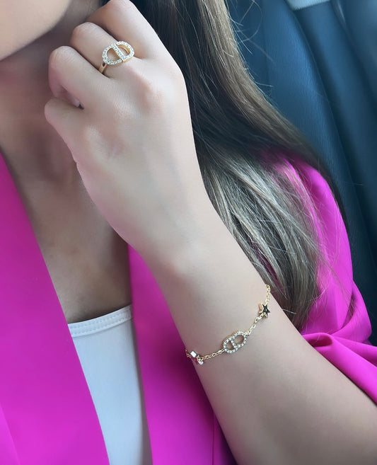 CD Ring | 18K Gold Plated