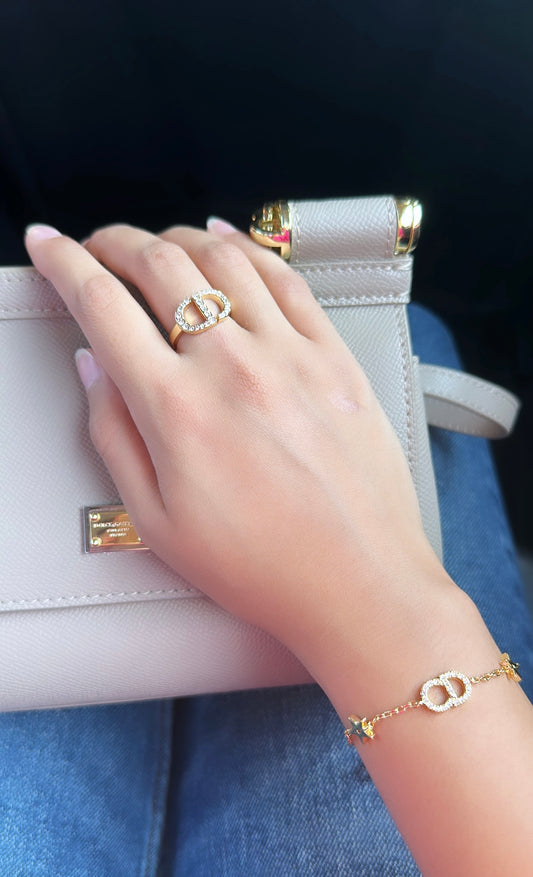 CD Bracelet | 18K Gold Plated