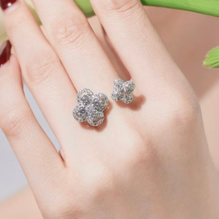 Mira Adjustable Ring | Sterling Silver | Tarnish Proof