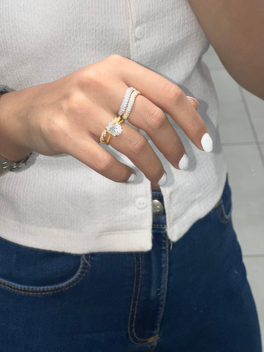 Tia Ring | Sterling Silver | Tarnish Proof