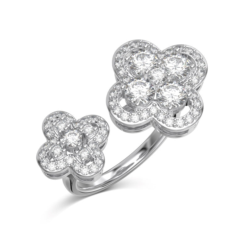 Mira Adjustable Ring | Sterling Silver | Tarnish Proof
