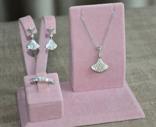 Liana Simple Set | Sterling Silver | Tarnish Proof