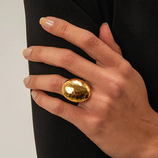 Rinata Ring | Stainless Steel | 18K Gold Plated | Tarnish Proof
