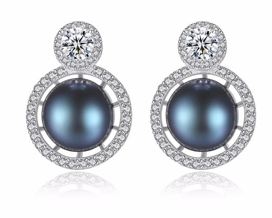 Black Pearl Set | 18K Gold Plated