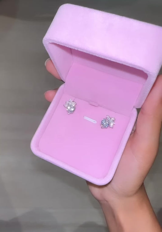 Aisha Heart Earrings | Sterling Silver