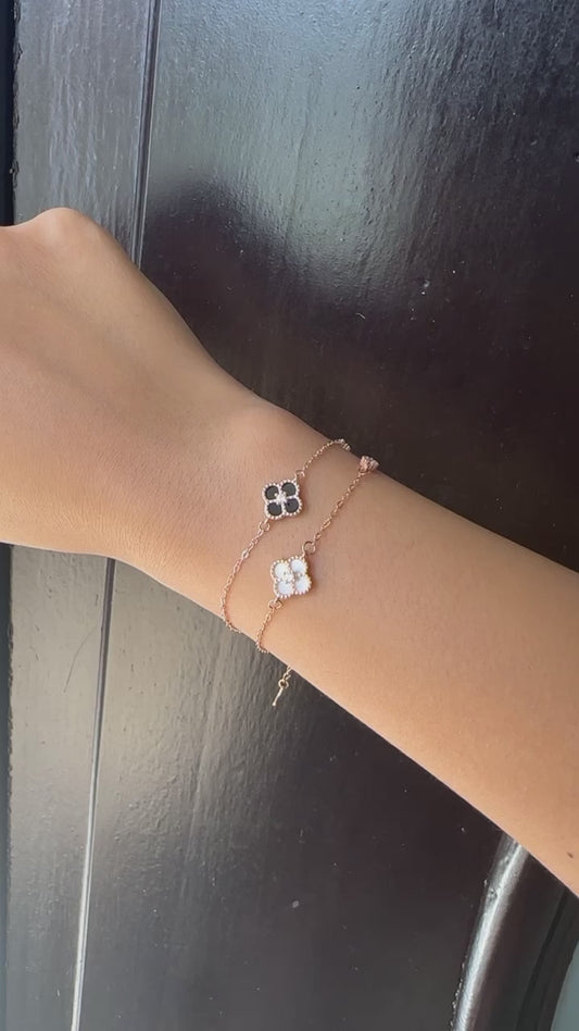 Dainty Flower Bracelets | Sterling Silver