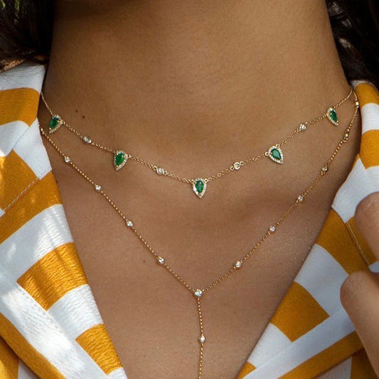 Alice Drop Necklace | 18K Gold Plated