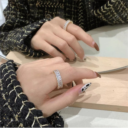 Baguette Rings | 18K Gold Plated