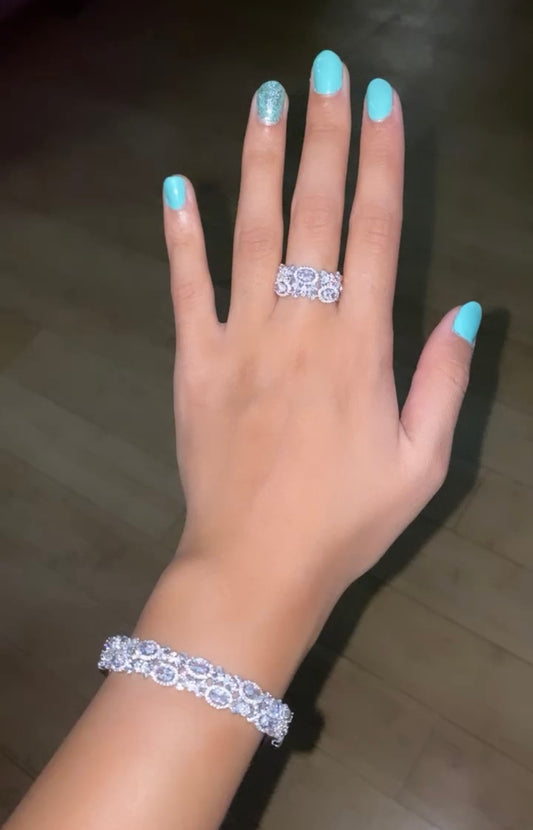 Serena Bracelet Cuff | Sterling Silver | Tarnish Proof