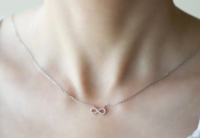 Infinity Necklace | Sterling Silver | Tarnish Proof