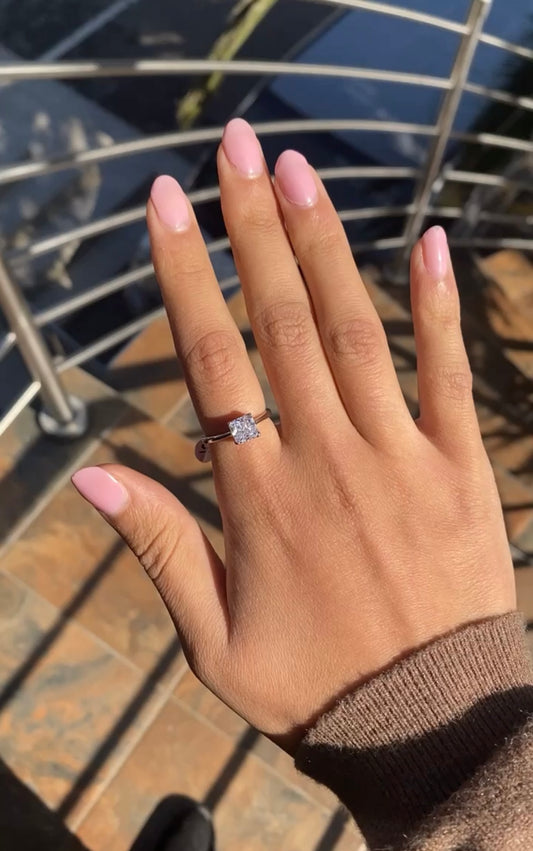 Candice Square Ring | Sterling Silver | Tarnish Proof