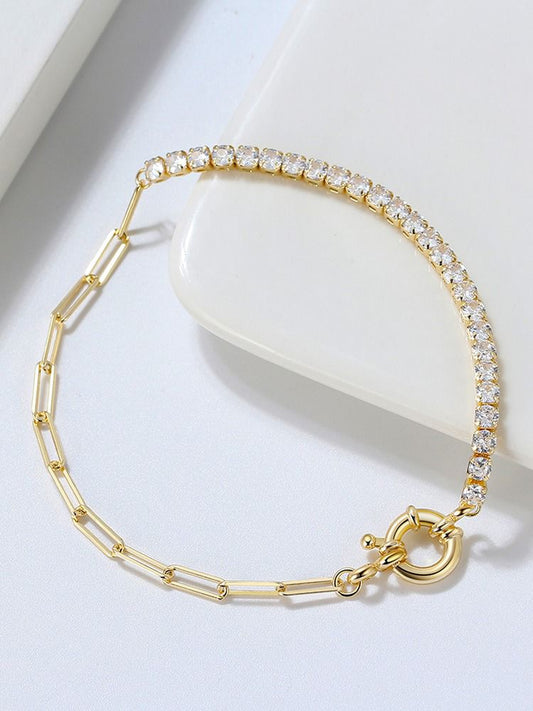 Maira Tennis Bracelet | Sterling Silver