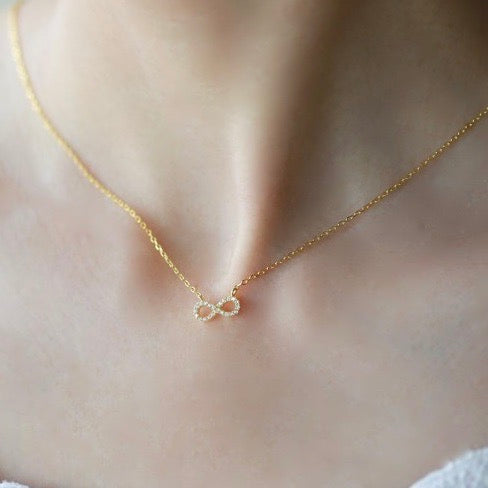 Infinity Necklace | Sterling Silver | Tarnish Proof
