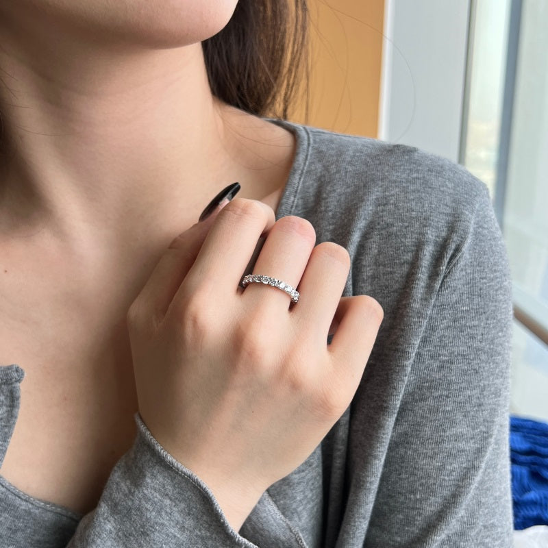 Larissa Eternity Band | Sterling Silver | Tarnish Proof
