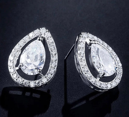 Statement Teardrop Earrings | 18K Gold Plated