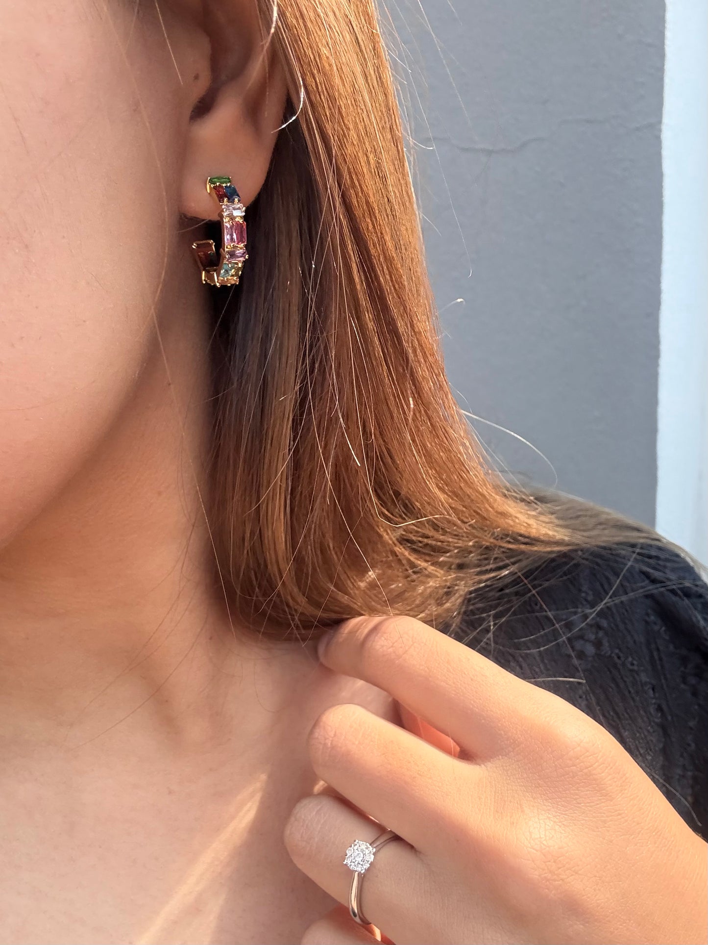 Renesmé Earrings | 18K Gold | Brass