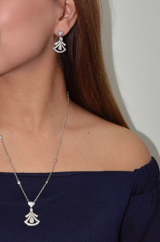 Lamara Set | Earrings | Necklace | Sterling Silver