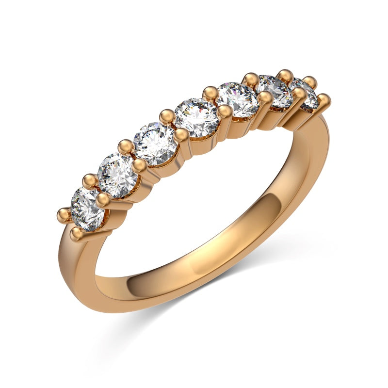 Rose Gold Eternity Band