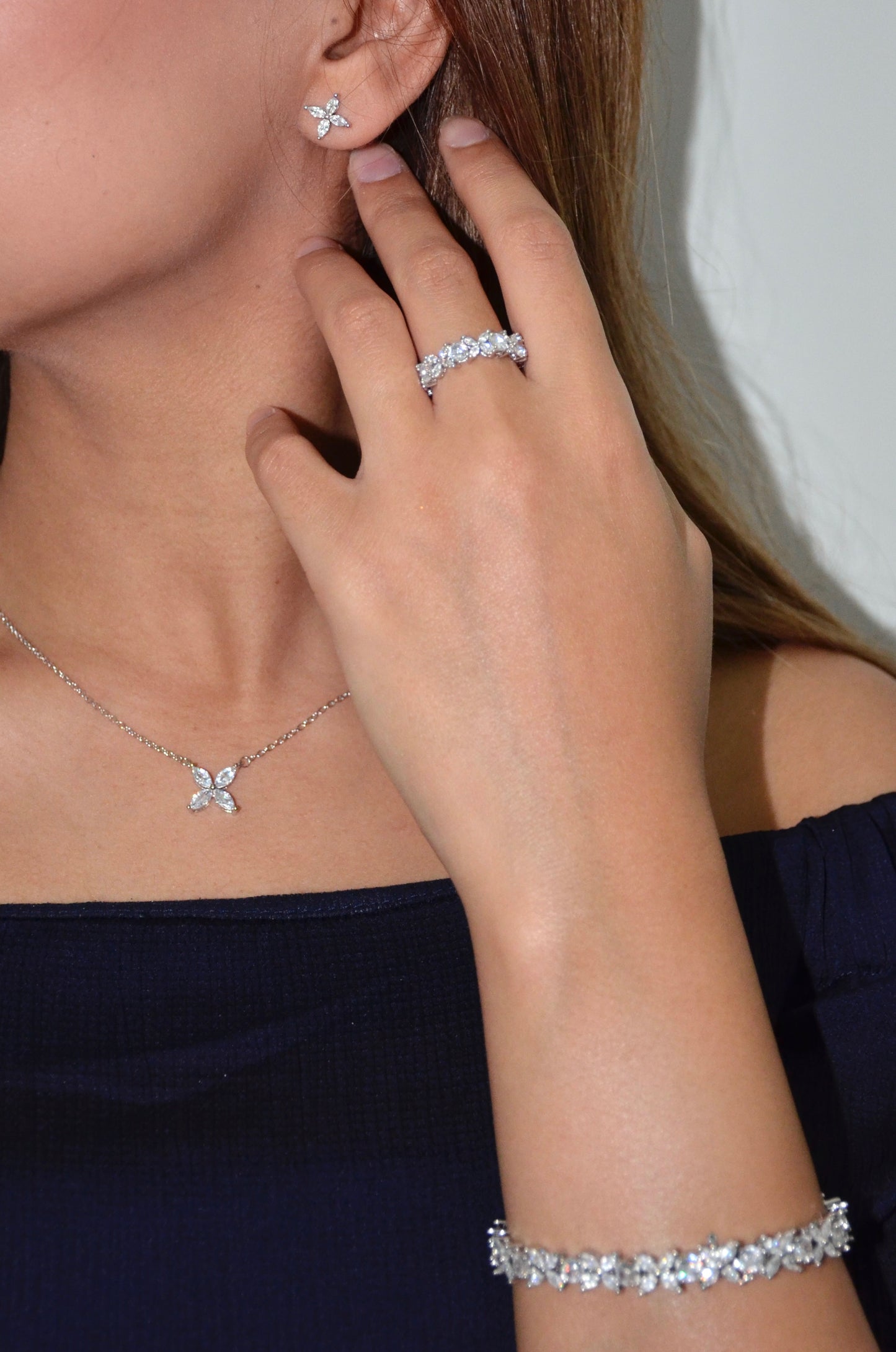 Victoria Set | Sterling Silver | Tarnish Proof