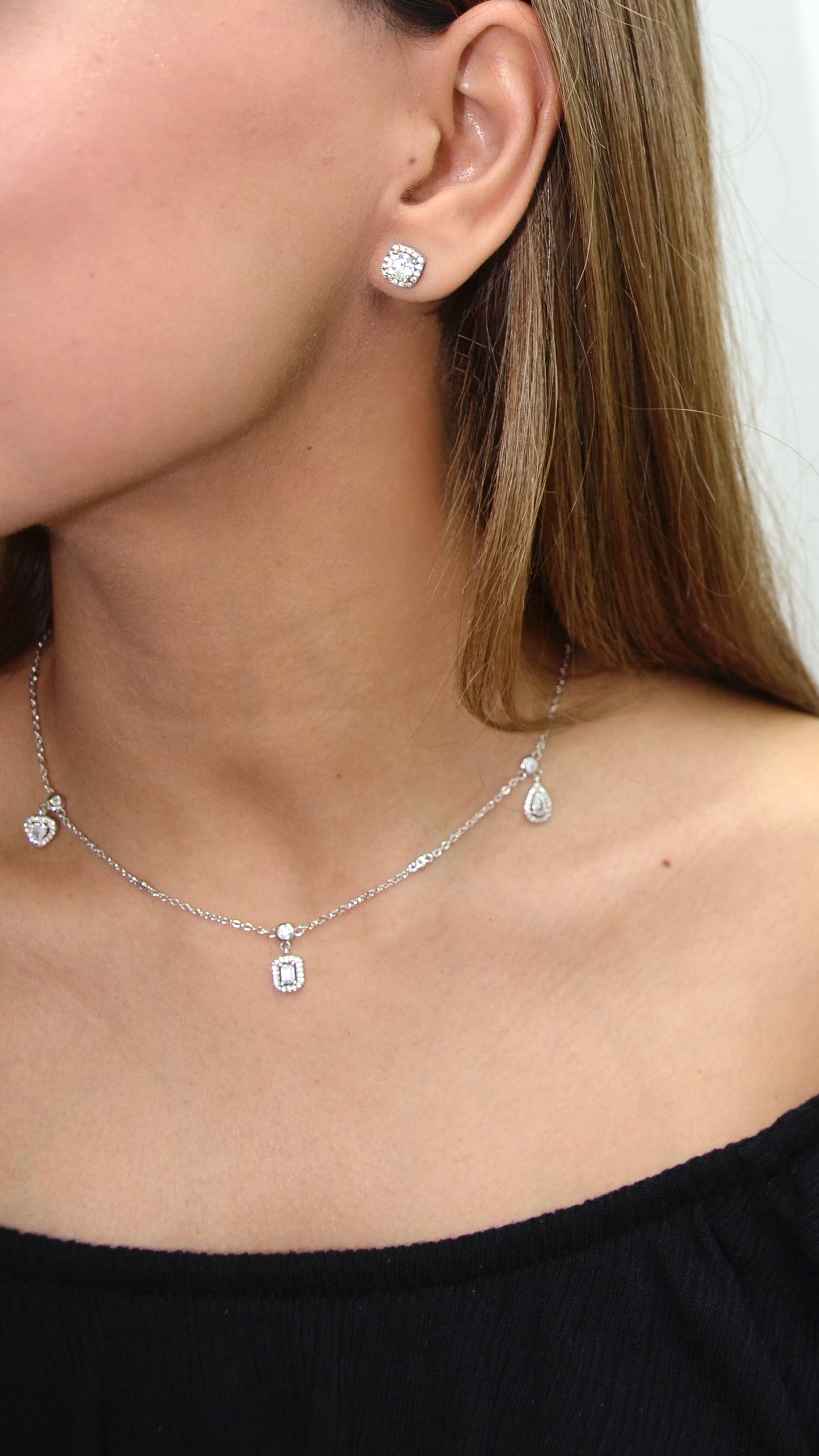 Dina Necklace | Sterling Silver | Tarnish Proof