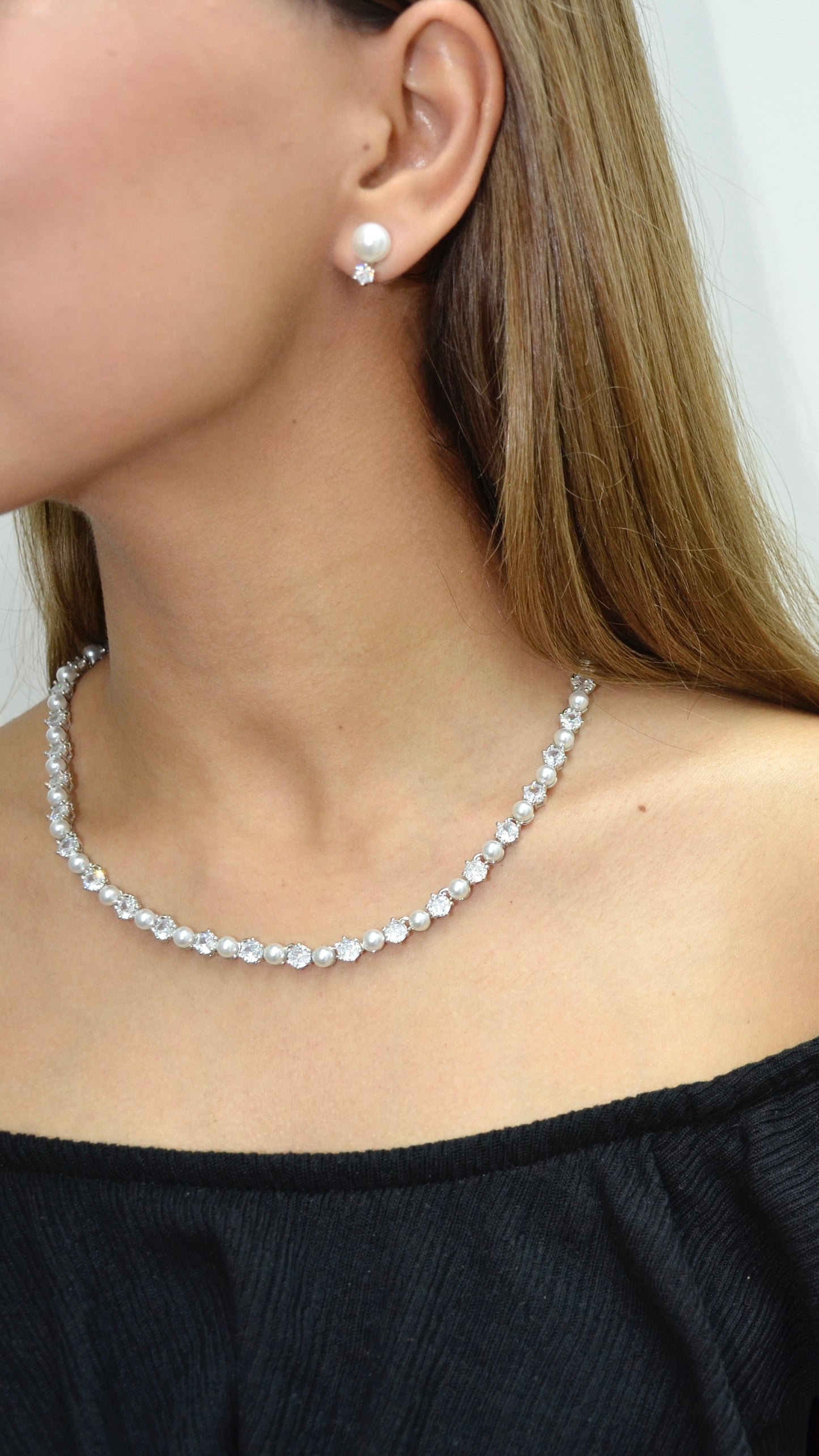 Farha Pearl Set | 18K Gold Plated