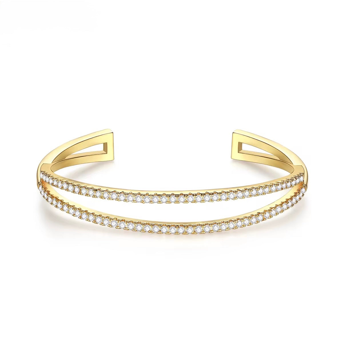 Cara Double Bangle