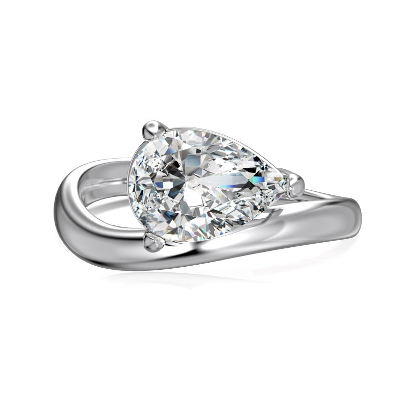Ariana Marquise Ring | Sterling Silver | Tarnish Proof