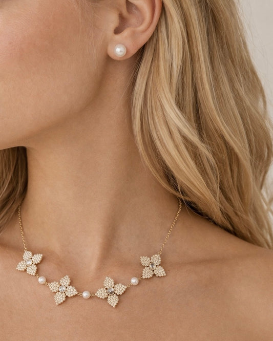 Roxy Pearl Set | 18K Gold Plated