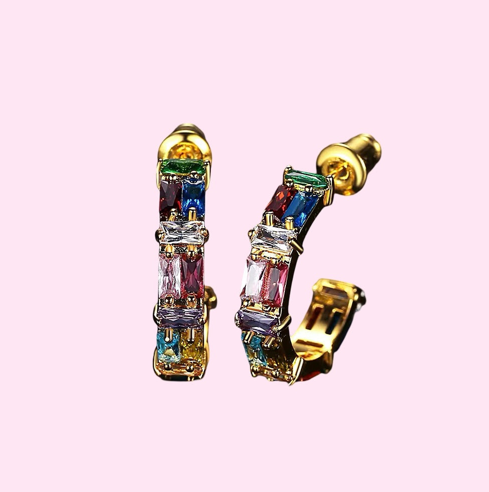 Renesmé Earrings | 18K Gold | Brass