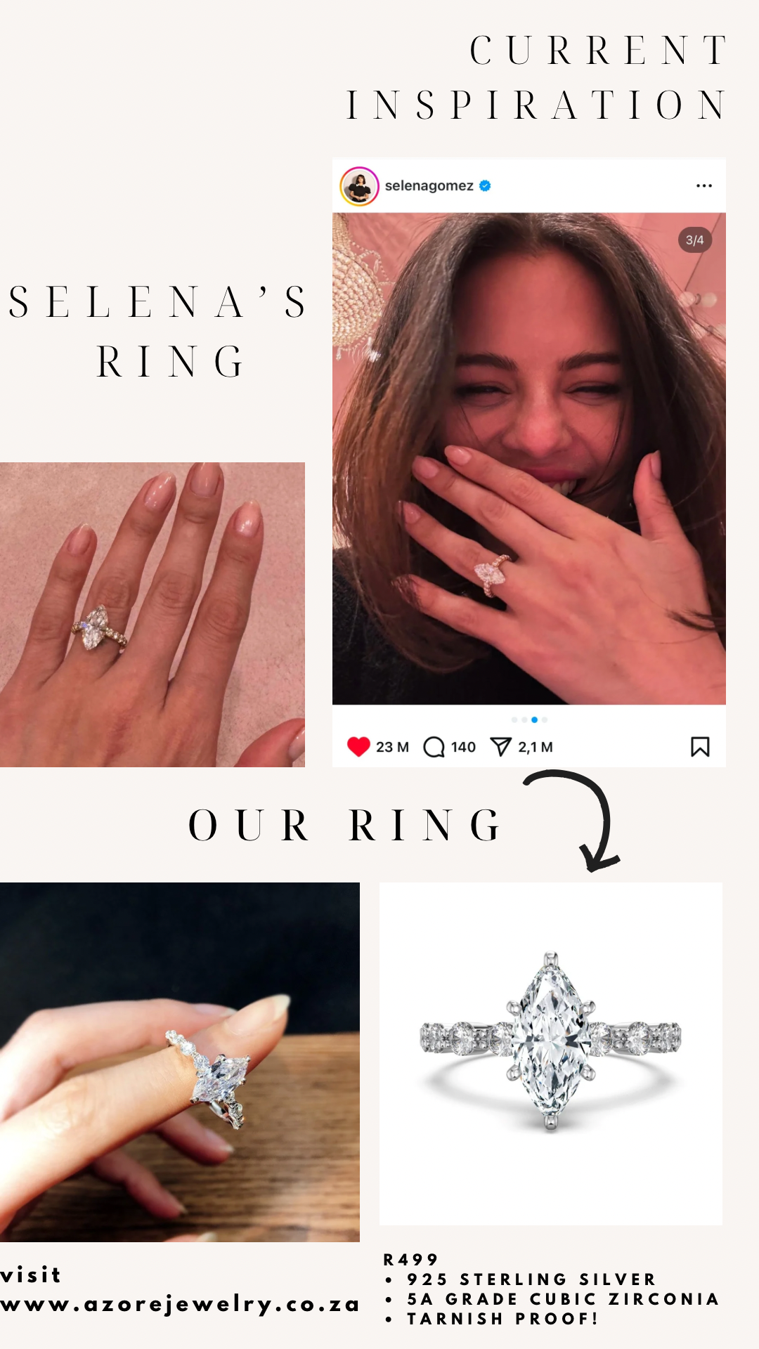 Selena Marquise Cut Ring