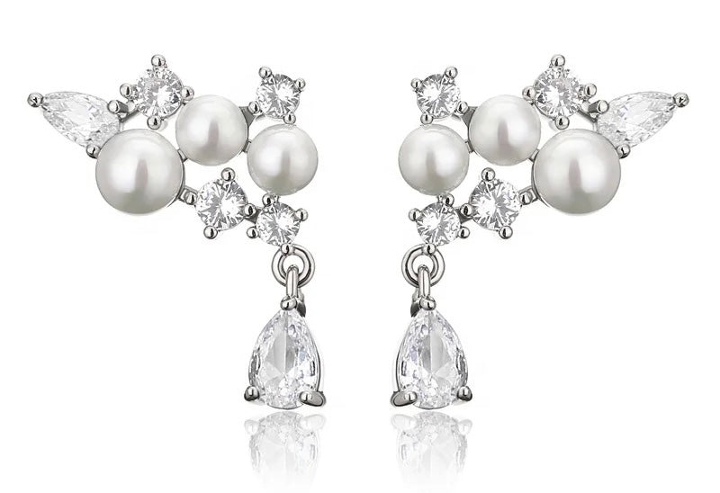 Dainty Pearl Earrings