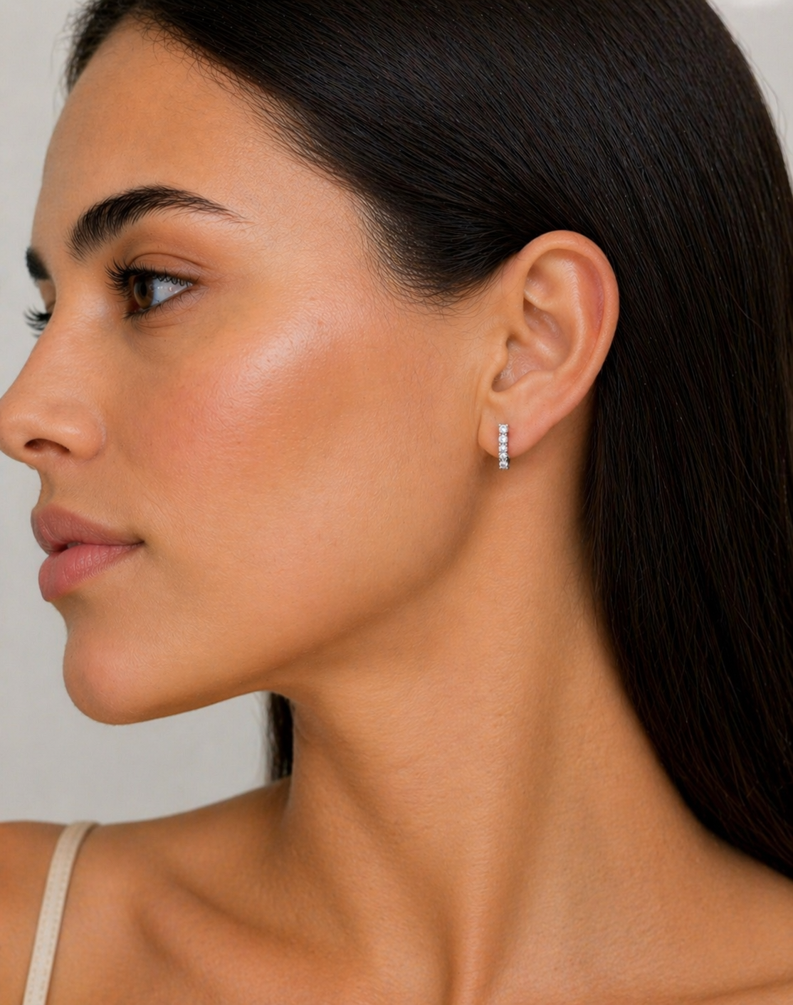 Tennis Earrings | Sterling Silver