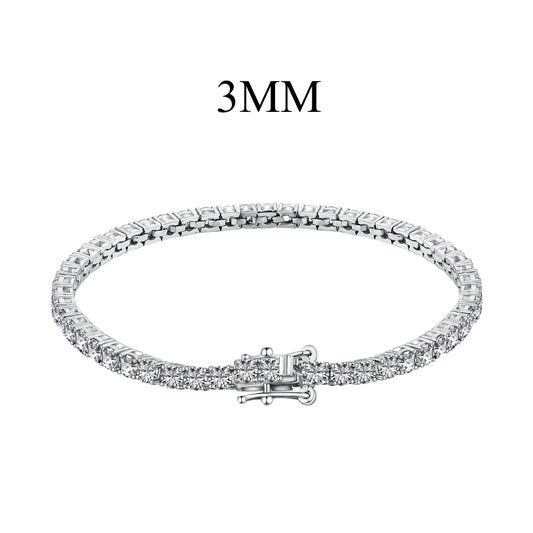 Tennis Bracelet | Sterling Silver | Tarnish Proof
