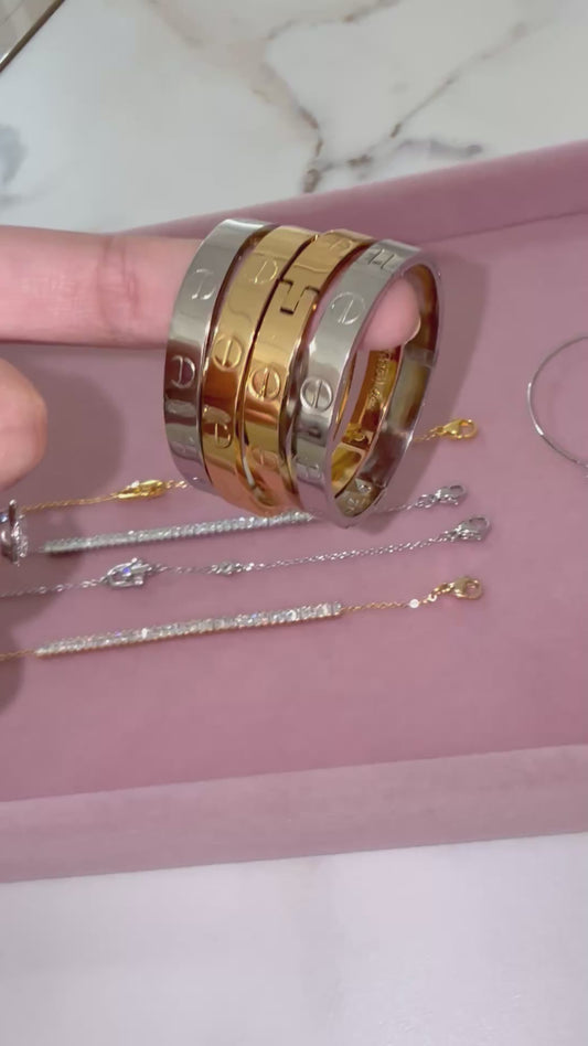 Love Kiddies Bangles | 18K Gold Plated