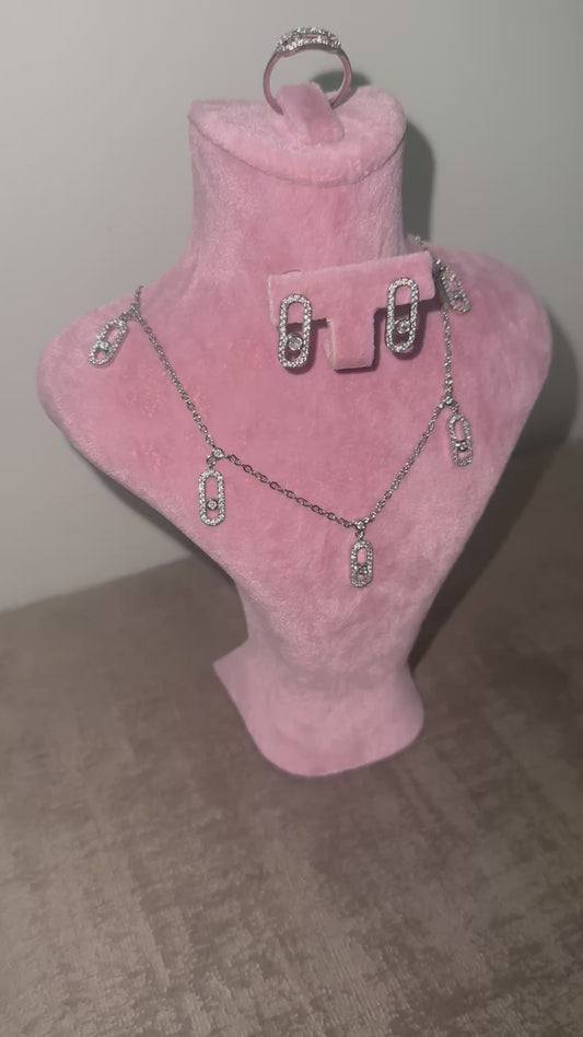 Makayla | Necklace | Earrings | 18K Gold Plated