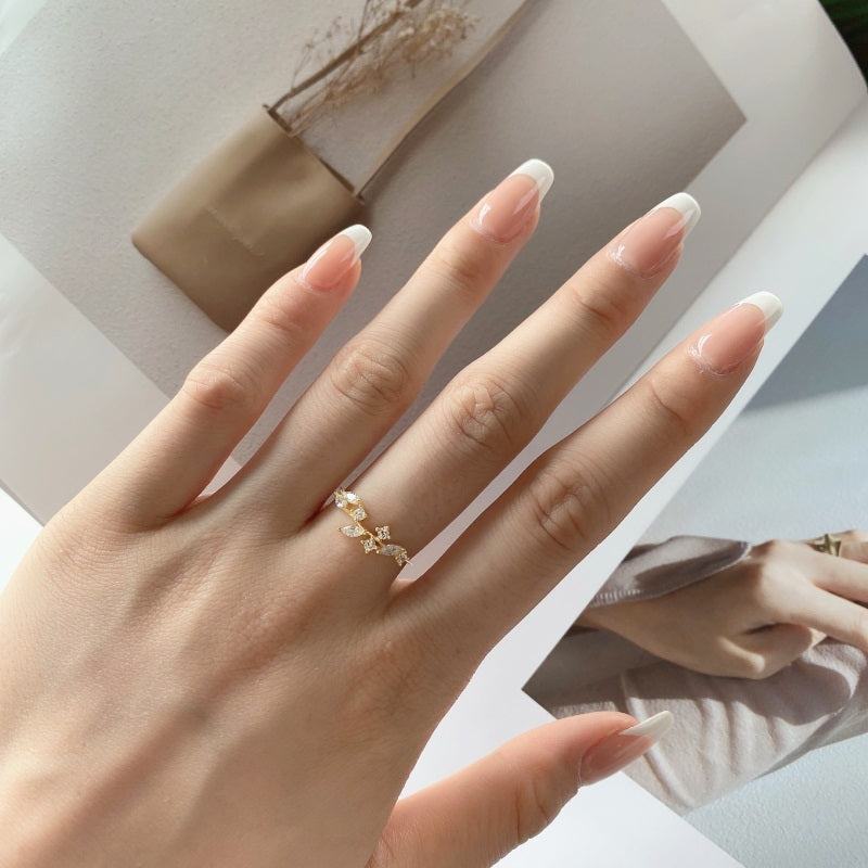 Jasmine Ring | Sterling Silver | Tarnish Proof