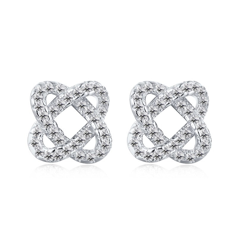 Aurora Twist Sterling Silver Earrings | Sterling Silver