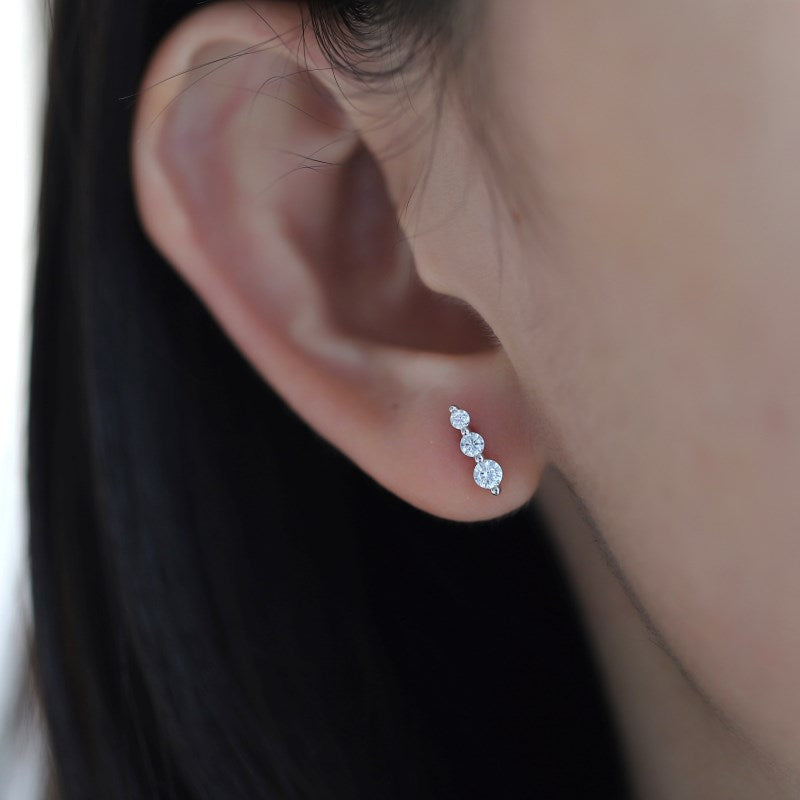 Kayla Drop Earrings | Sterling Silver