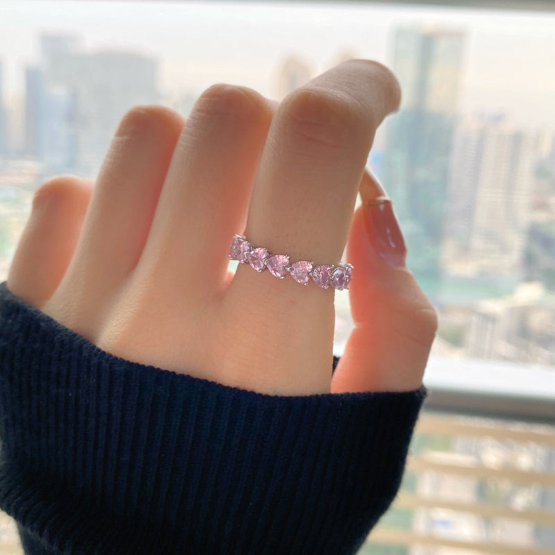 Hayley Eternity Ring | Sterling Silver | Tarnish Proof