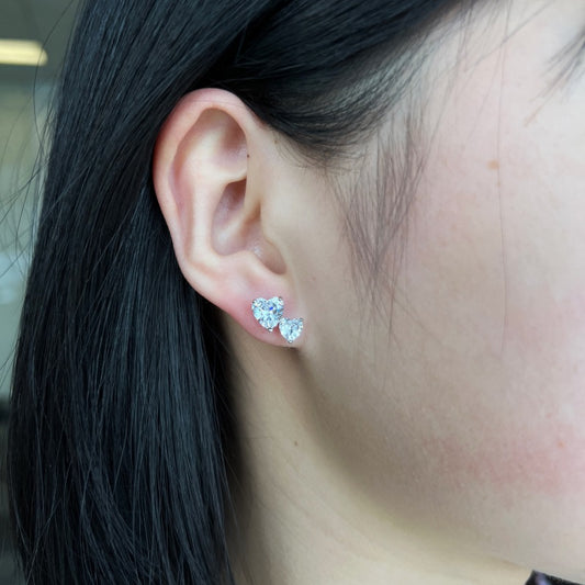 Juliet Heart Sterling Silver Earrings