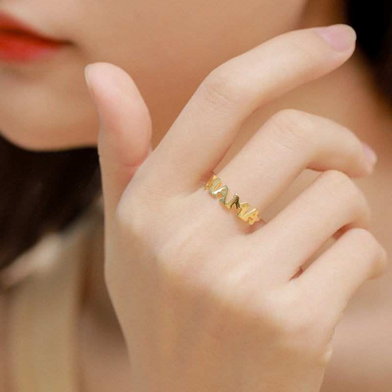 MAMA Ring | Sterling Silver | Tarnish Proof