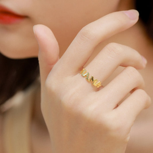 MAMA Ring | Sterling Silver | Tarnish Proof