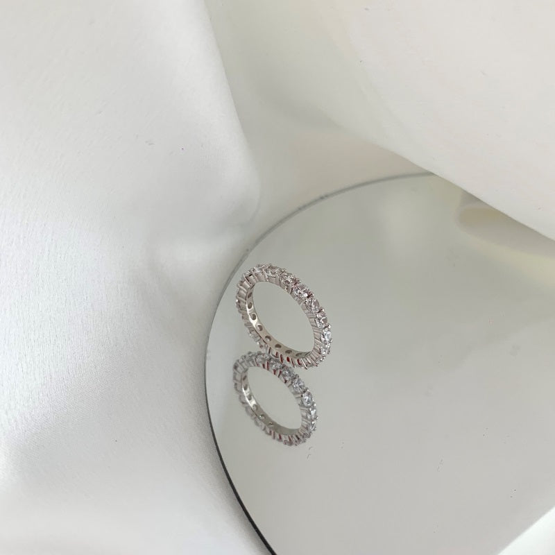 Larissa Eternity Band | Sterling Silver | Tarnish Proof