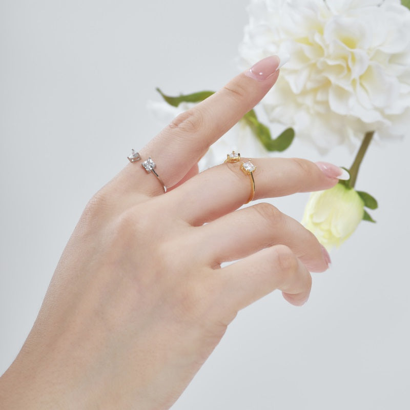 Zoey Open Ring | Sterling Silver | Tarnish Proof